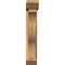 Ekena Millwork Funston Slat Rough Sawn Bracket w/ Offset Brace, Western Red Cedar, 6"W x 22"D x 34"H BKT0604X22X34FST06RWR - alternate 2